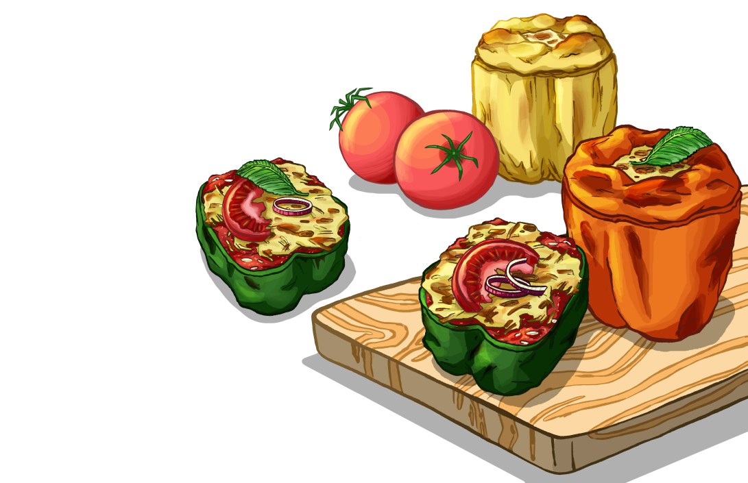Stuffed peppers image for text